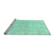 Sideview of Machine Washable Abstract Light Blue Modern Rug, wshabs3932lblu