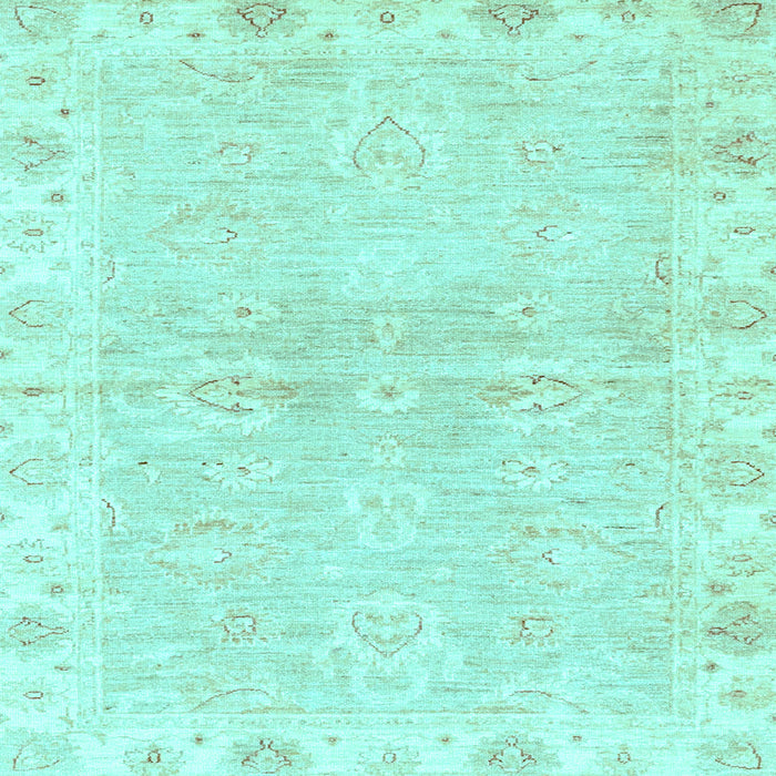 Square Abstract Light Blue Modern Rug, abs3932lblu