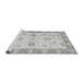 Sideview of Machine Washable Oriental Gray Traditional Rug, wshabs3933gry