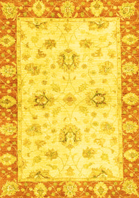 Oriental Yellow Traditional Rug, abs3933yw