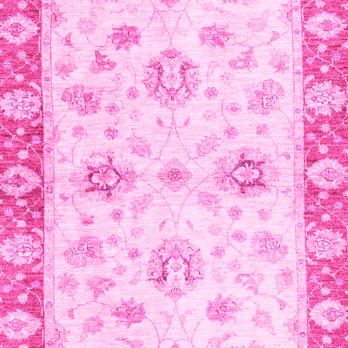 Machine Washable Oriental Pink Traditional Rug, wshabs3933pnk