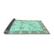 Sideview of Oriental Light Blue Traditional Rug, abs3933lblu