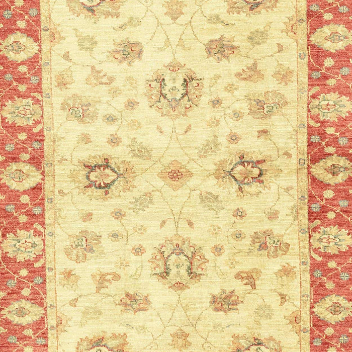 Abstract Mustard Yellow Oriental Rug, abs3933