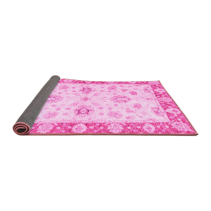 Sideview of Oriental Pink Traditional Rug, abs3933pnk