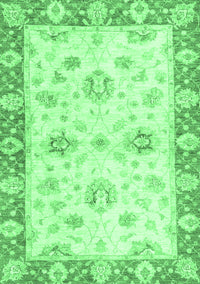 Oriental Emerald Green Traditional Rug, abs3933emgrn