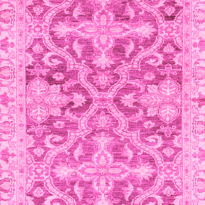 Machine Washable Oriental Pink Traditional Rug, wshabs3934pnk