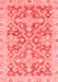 Oriental Red Traditional Area Rugs