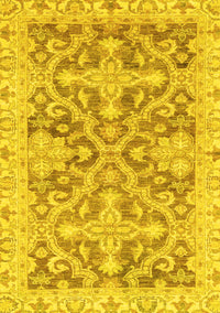 Oriental Yellow Traditional Rug, abs3934yw