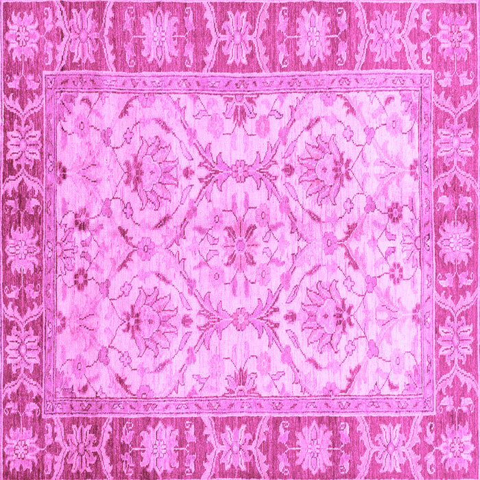 Square Oriental Purple Modern Rug, abs3935pur