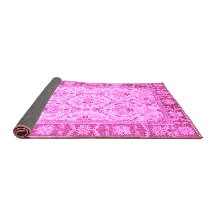 Sideview of Oriental Purple Modern Rug, abs3935pur