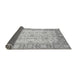 Sideview of Oriental Gray Modern Rug, abs3935gry