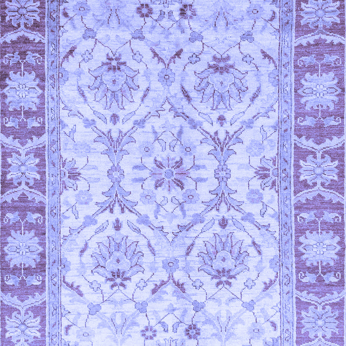 Machine Washable Oriental Blue Modern Rug, wshabs3935blu