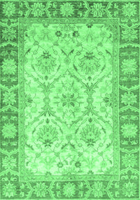 Oriental Emerald Green Modern Rug, abs3935emgrn