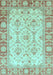 Oriental Light Blue Modern Rug, abs3935lblu