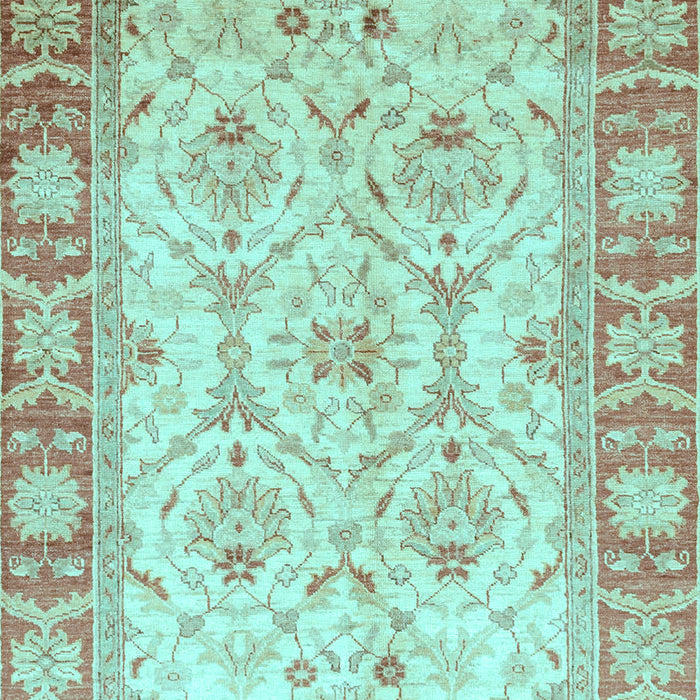Oriental Light Blue Modern Rug, abs3935lblu