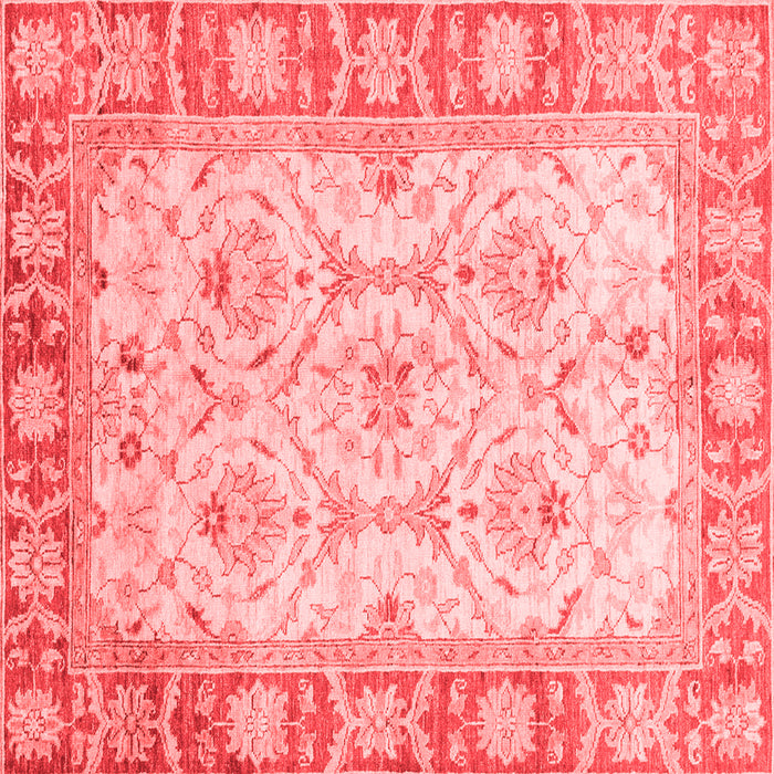 Machine Washable Oriental Red Modern Rug, wshabs3935red