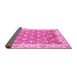 Sideview of Oriental Pink Modern Rug, abs3936pnk