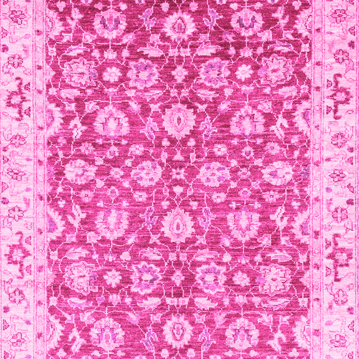 Machine Washable Oriental Pink Modern Rug, wshabs3936pnk