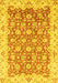 Oriental Yellow Modern Rug, abs3936yw