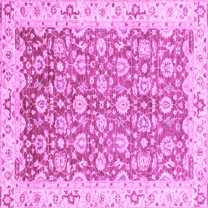 Square Machine Washable Oriental Purple Modern Area Rugs, wshabs3936pur
