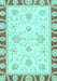 Oriental Light Blue Modern Rug, abs3937lblu