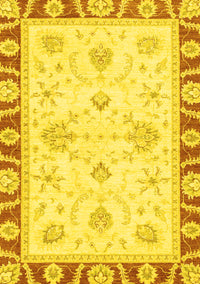 Oriental Yellow Modern Rug, abs3937yw