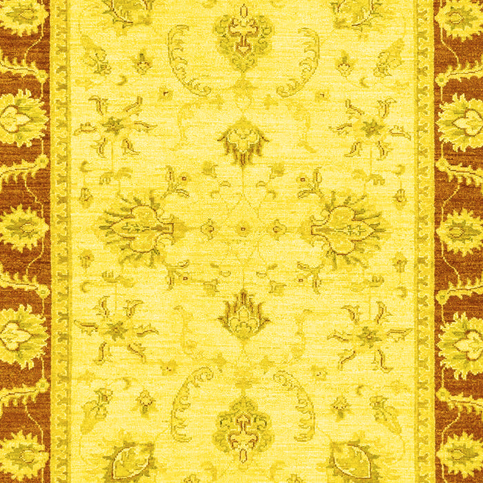 Oriental Yellow Modern Rug, abs3937yw