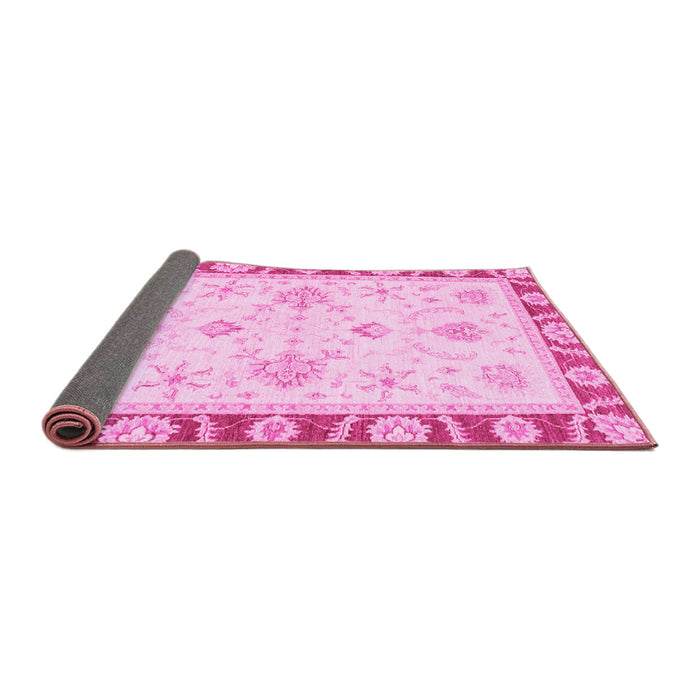 Sideview of Oriental Pink Modern Rug, abs3937pnk