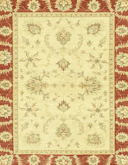 Abstract Yellow Oriental Rug, abs3937