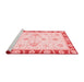 Modern Red Washable Rugs