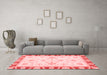 Modern Red Washable Rugs