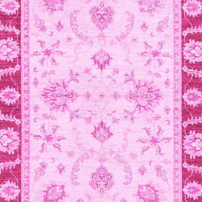 Machine Washable Oriental Pink Modern Rug, wshabs3937pnk