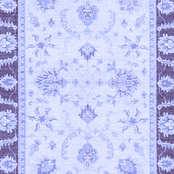 Machine Washable Oriental Blue Modern Rug, wshabs3937blu