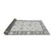 Sideview of Oriental Gray Modern Rug, abs3938gry