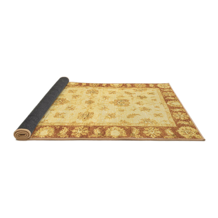 Sideview of Oriental Brown Modern Rug, abs3938brn