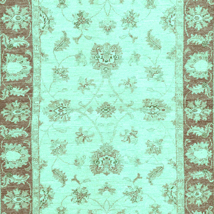 Oriental Light Blue Modern Rug, abs3938lblu