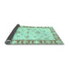 Sideview of Oriental Light Blue Modern Rug, abs3938lblu