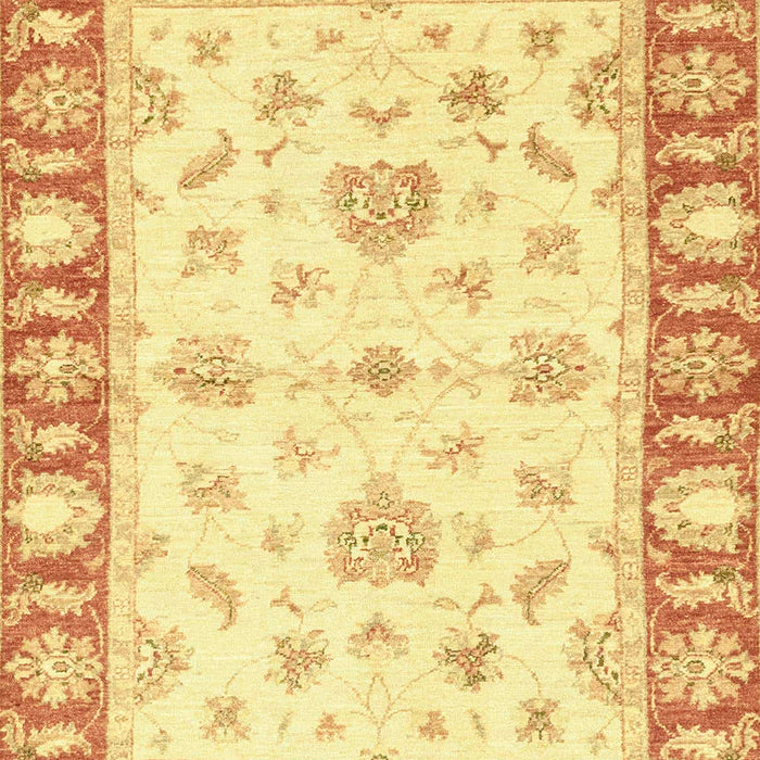 Abstract Neon Yellow Oriental Rug, abs3938