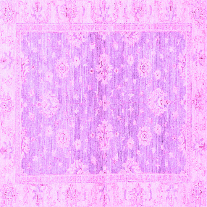 Square Oriental Purple Modern Rug, abs3939pur