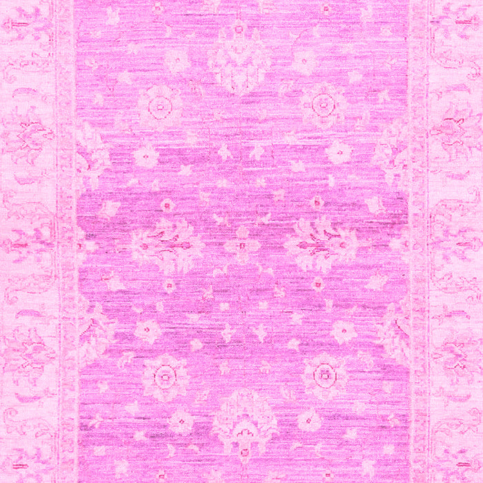 Machine Washable Oriental Pink Modern Rug, wshabs3939pnk