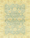 Machine Washable Abstract Gold Rug, wshabs3939