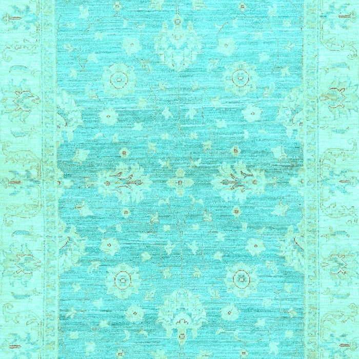 Oriental Light Blue Modern Rug, abs3939lblu