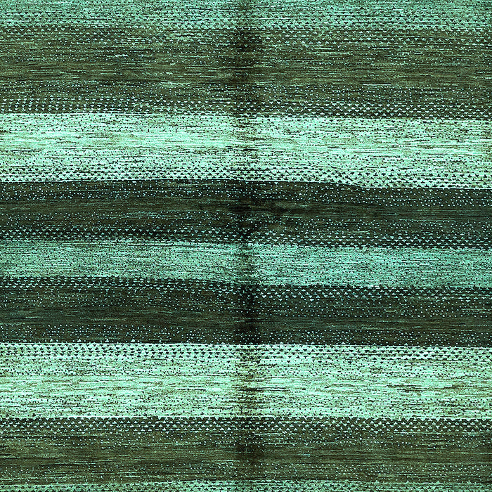Machine Washable Abstract Turquoise Modern Area Rugs, wshabs393turq