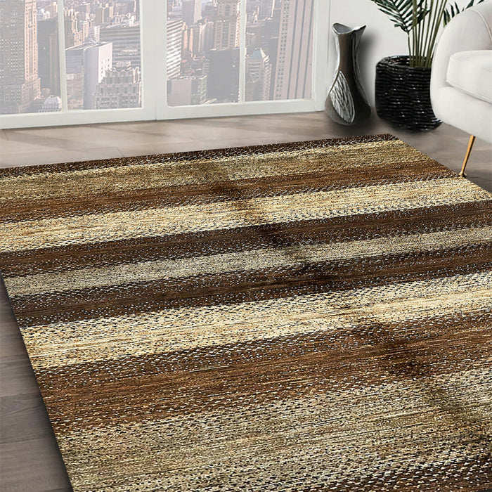 Machine Washable Abstract Night Red Rug in a Family Room, wshabs393