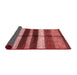 Abstract Red Modern Area Rugs