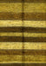 Abstract Yellow Modern Rug, abs393yw