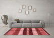 Modern Red Washable Rugs