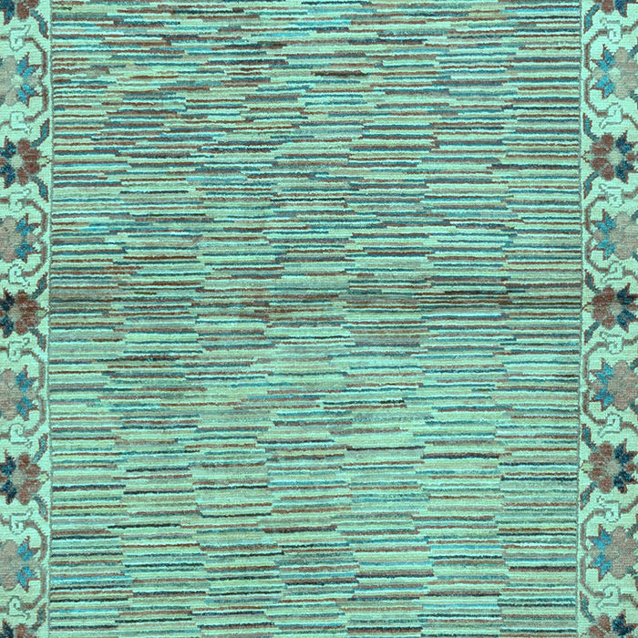 Abstract Light Blue Modern Rug, abs3940lblu