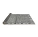 Sideview of Abstract Gray Modern Rug, abs3940gry