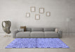 Machine Washable Abstract Blue Modern Rug in a Living Room, wshabs3940blu